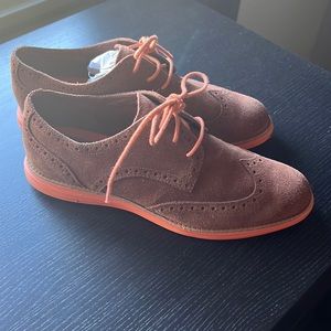 Cole Hahn Lunagrand Wingtip Loafers, Suede